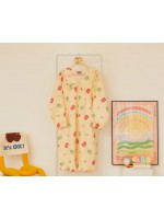 Kakao Friends - Ryan & Chunshik Gummy Bear 荷葉邊連身睡衣